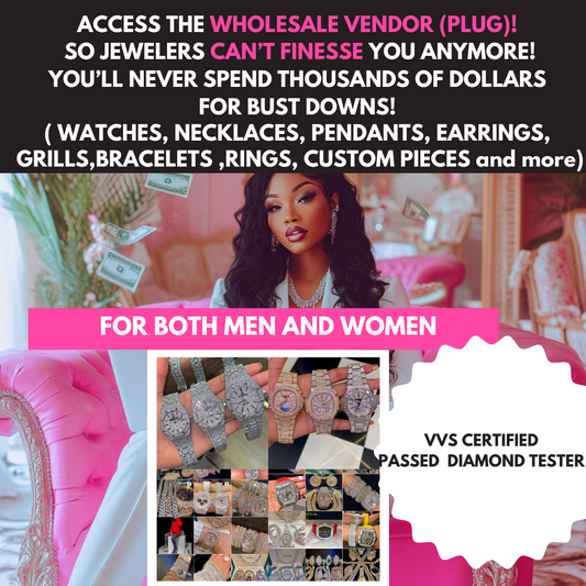 Bust Down PLUG! Wholesale Jewelry Vendor (VVS Certified )Passed Diamond Tester.-Sale ENDS IN 10MINS- Only $32. Regular price is $299. You SAVE $267! PLUS 2 FREE BONUSES!